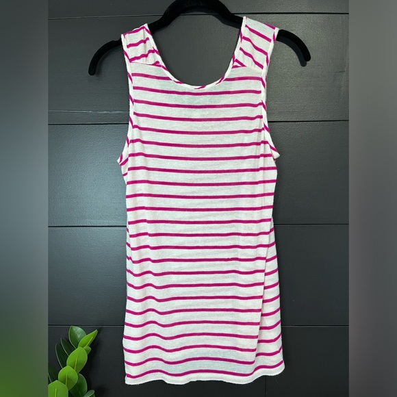 PINK ROSE Premium Quality Striped Tank Top. Women’s size L. GUC - Picture 2 of 6